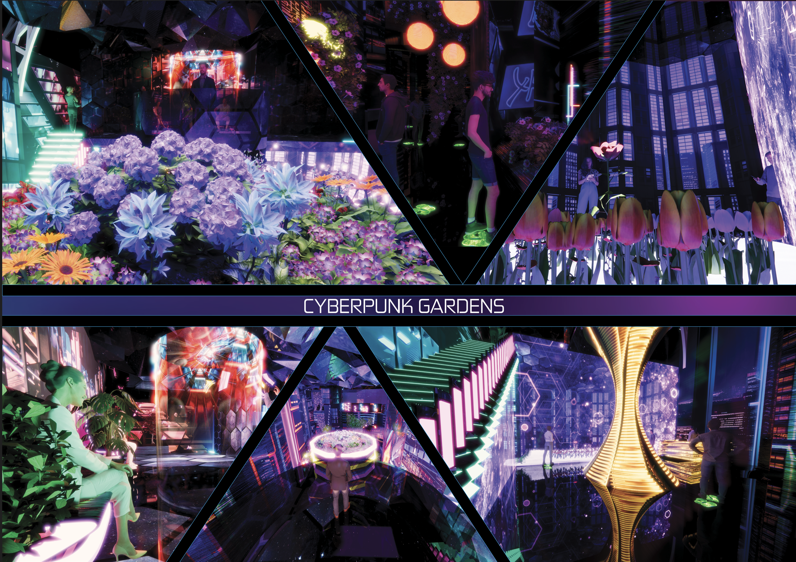 Cyberpunk & Dystopian Gardens
